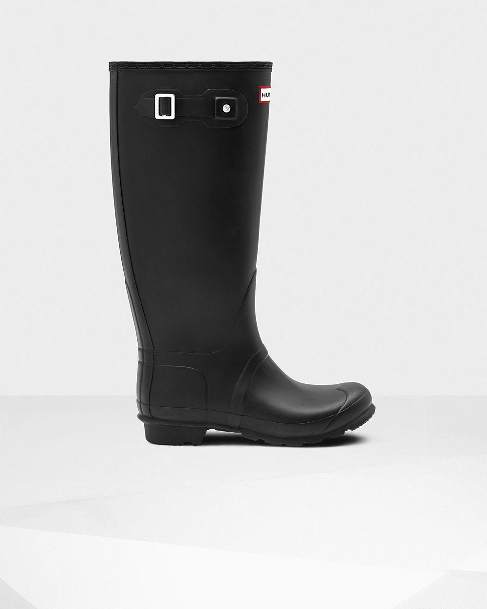 Botas de Lluvia Anchas Hunter Mujer - Original Tall Leg - Negros - PRCIQJG-40